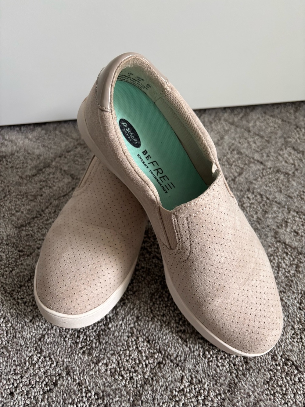 Dr. Scholl's BEFREE Slip-On Sneakers in Light Beige